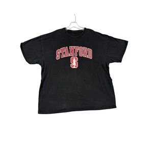 Stanford Cardinal Shirt Mens Large Black NCAA College Football Fanatics Tee